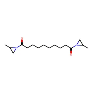 1,10-bis(2-methylaziridin-1-yl)decane-1,10-dione structure