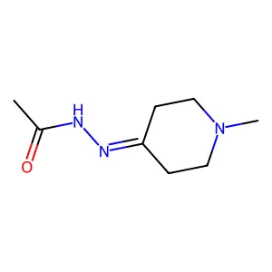 N-(1-Methylpiperidin-4-ylidene)acetohydrazide structure