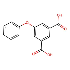 1,3-Benzenedicarboxylic acid, 5-phenoxy- structure