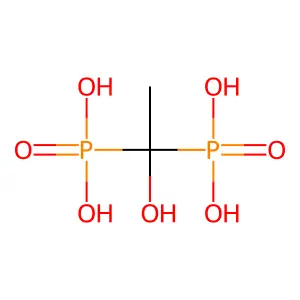 Etidronic acid structure