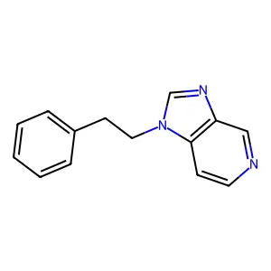 Imidazo(4,5-c)pyridine, 1-phenethyl- structure