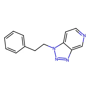 1-(2-phenylethyl)triazolo[4,5-c]pyridine structure