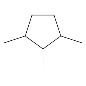 1,2,3-Trimethylcyclopentane structure