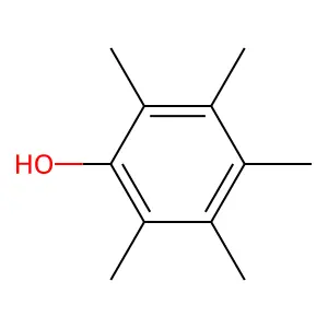 PENTAMETHYLPHENOL structure