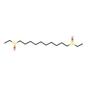1,10-bis(ethylsulfinyl)decane structure
