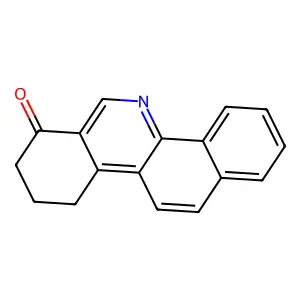 BENZO(c)PHENANTHRIDIN-7(8H)-ONE, 9,10-DIHYDRO- structure