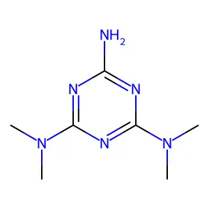 Compound C7H14N6 structure