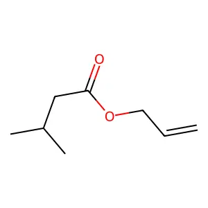 ALLYL ISOVALERATE structure