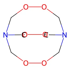 Hexamethylenetriperoxidediamine structure
