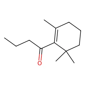 1-(2,6,6-trimethylcyclohexen-1-yl)butan-1-one structure