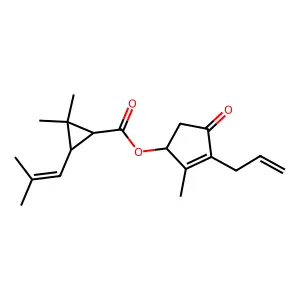 (-)-trans-(S)-allethrin structure