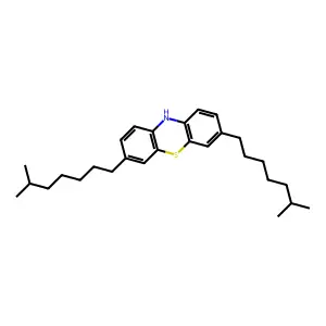 10H-Phenothiazine, 3,7-diisooctyl- structure