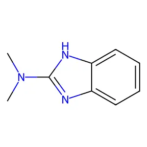 N,N-dimethyl-1H-benzimidazol-2-amine structure