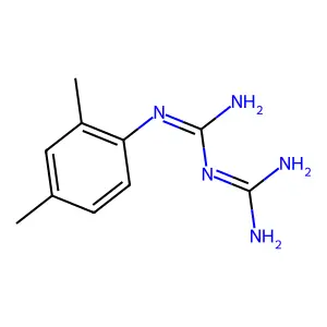 Imidodicarbonimidic diamide, N-(2,4-dimethylphenyl)- structure