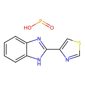 Thiabendazole hypophosphite structure