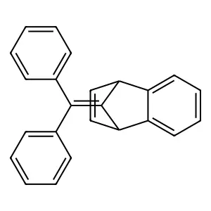 11-benzhydrylidenetricyclo[6.2.1.02,7]undeca-2,4,6,9-tetraene structure