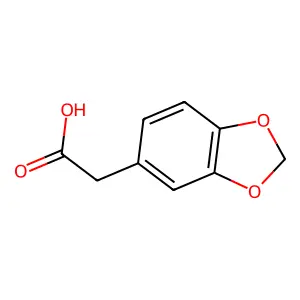 Compound C9H8O4 structure