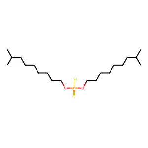 Phosphorodithioic acid, O,O-diisodecyl ester structure