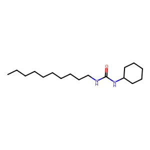 1-Cyclohexyl-3-decyl-urea structure