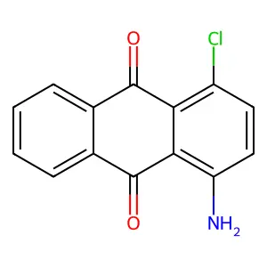 1-Amino-4-chloroanthraquinone structure