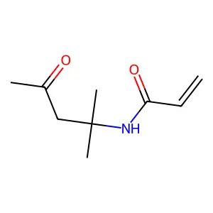 N-(1,1-Dimethyl-3-oxobutyl)acrylamide structure