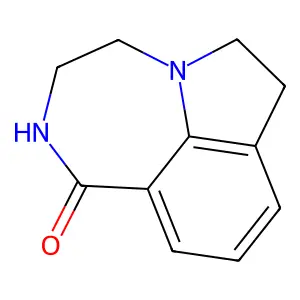 1,10-diazatricyclo[6.4.1.04,13]trideca-4(13),5,7-trien-9-one structure