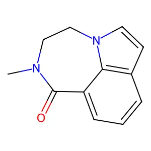 10-methyl-1,10-diazatricyclo[6.4.1.04,13]trideca-2,4(13),5,7-tetraen-9-one structure
