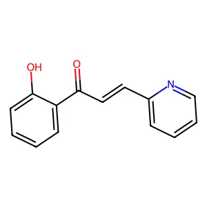 1-(2-hydroxyphenyl)-3-pyridin-2-ylprop-2-en-1-one structure