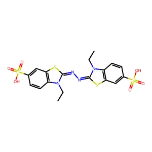 Compound C18H18N4O6S4 structure