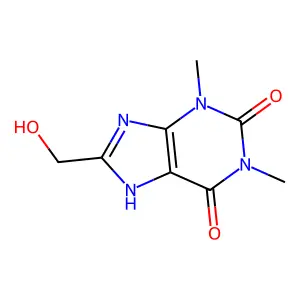 Compound C8H10N4O3 structure