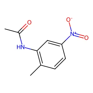 N-(2-Methyl-5-nitrophenyl)acetamide structure