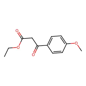 ethyl 3-(4-methoxyphenyl)-3-oxopropanoate structure