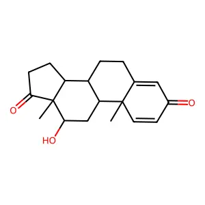 12-Hydroxyandrosta-1,4-diene-3,17-dione structure