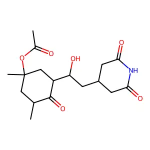 Acetoxycycloheximide structure