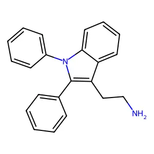 1,2-Diphenyltryptamine structure