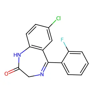 Compound C15H10ClFN2O structure
