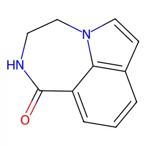 1,10-diazatricyclo[6.4.1.04,13]trideca-2,4(13),5,7-tetraen-9-one structure
