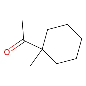 1-(1-methylcyclohexyl)ethan-1-one structure