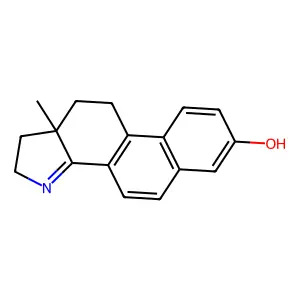 11a-methyl-1,2,10,11-tetrahydronaphtho[1,2-g]indol-7-ol structure