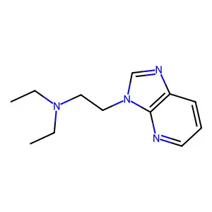 N,N-diethyl-2-imidazo[4,5-b]pyridin-3-ylethanamine structure