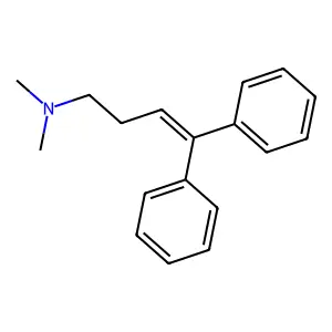 N,N-dimethyl-4,4-diphenylbut-3-en-1-amine structure