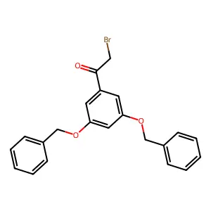1-(3,5-Bis(phenylmethoxy)phenyl)-2-bromoethan-1-one structure