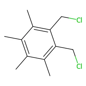 1,2-bis(chloromethyl)-3,4,5,6-tetramethylbenzene structure