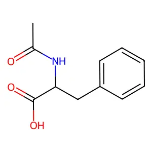 N-Acetyl-DL-phenylalanine structure