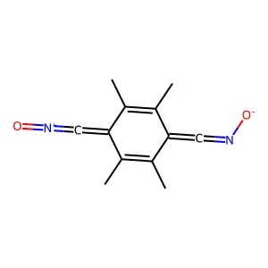 oxo-[[2,3,5,6-tetramethyl-4-(oxidoiminomethylidene)cyclohexa-2,5-dien-1-ylidene]methylidene]azanium structure
