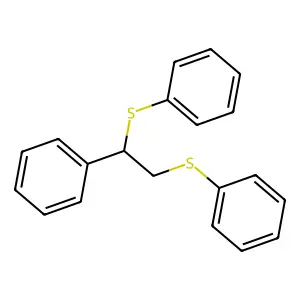 1,2-bis(phenylsulfanyl)ethylbenzene structure