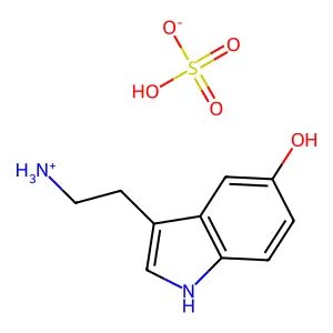 Serotonin sulfate structure