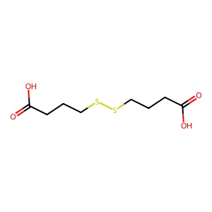 Compound C8H14O4S2 structure