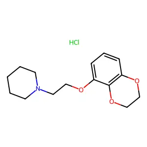 1-(2-(1,4-Benzodioxan-5-yloxy)ethyl)piperidine hydrochloride structure
