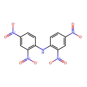 N-(2,4-Dinitrophenyl)-2,4-dinitroaniline structure